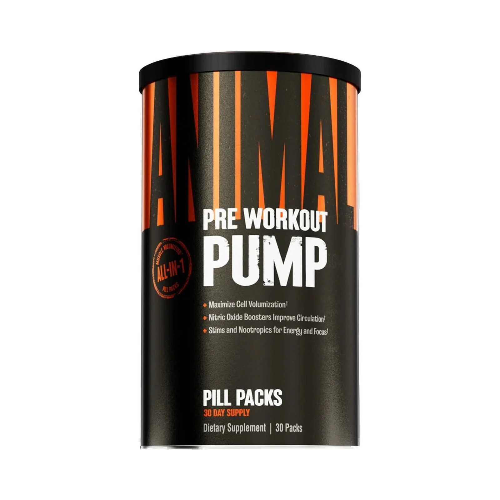 Animal Pump Pre-Workout — transparent front product packshot