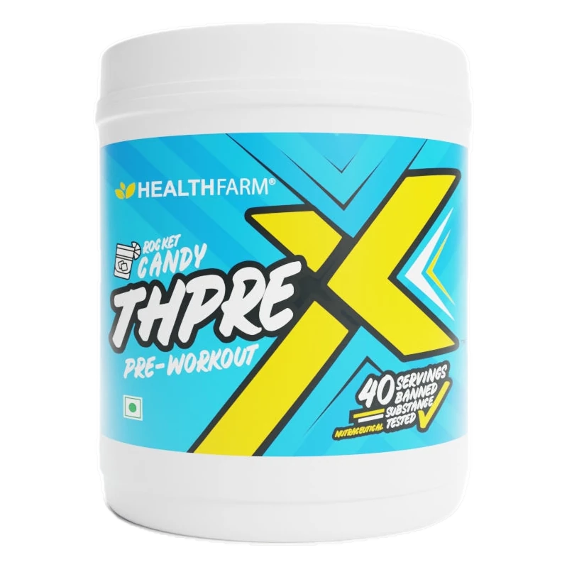 HealthFarm ThPreX Pre-Workout – Rocket Candy / 500gm