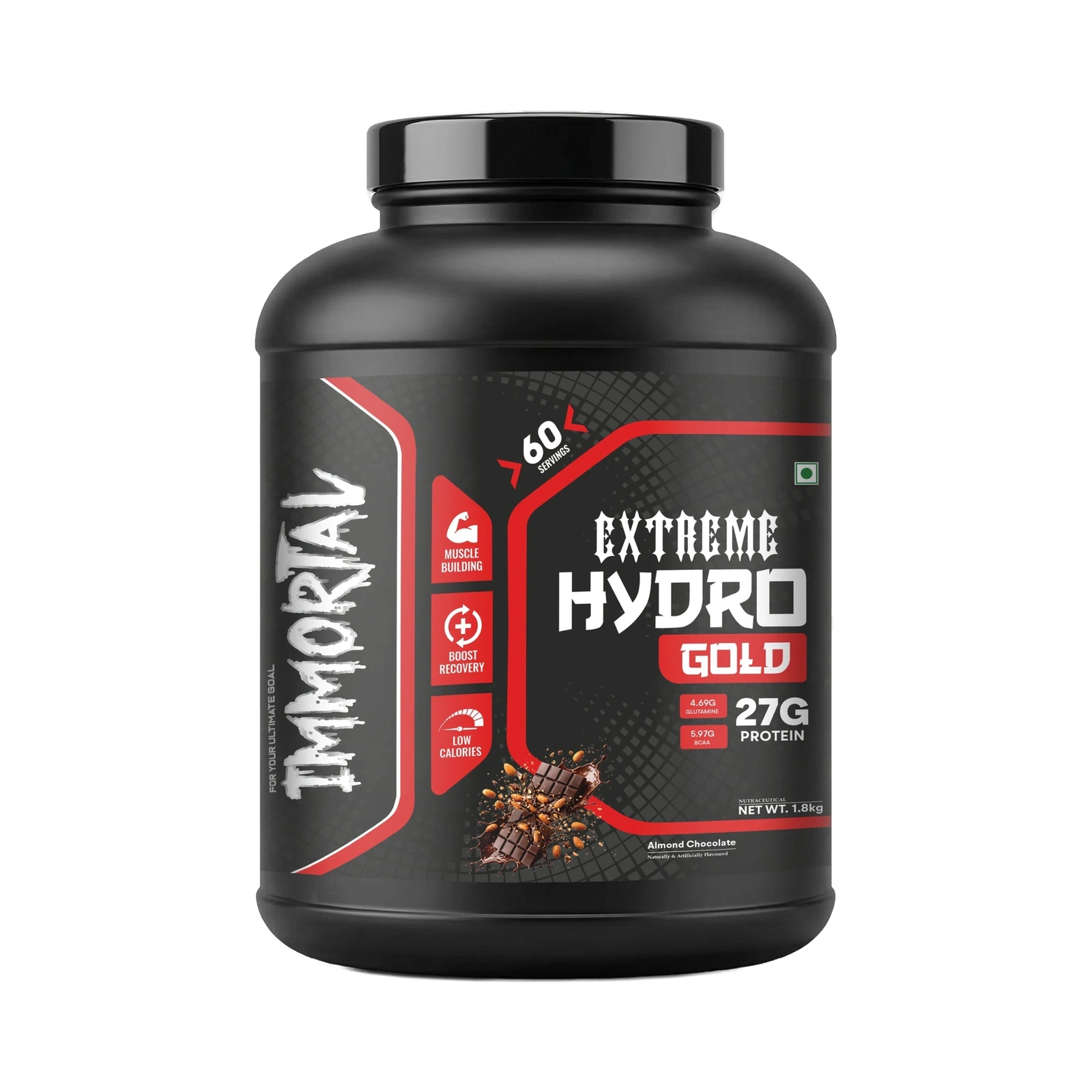 Immortal Extreme Hydro Gold — transparent front product packshot