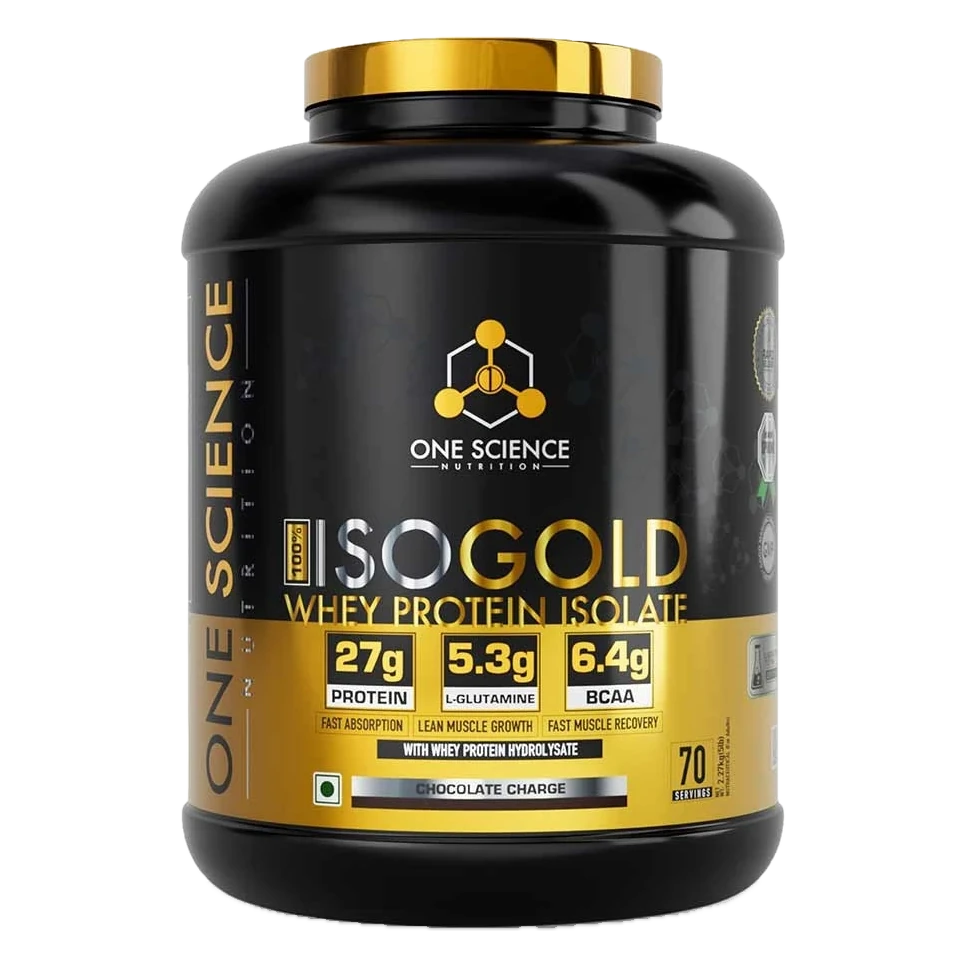 One Science ISO Gold Whey Protein Isolate – Chocolate Charge 2.27kg