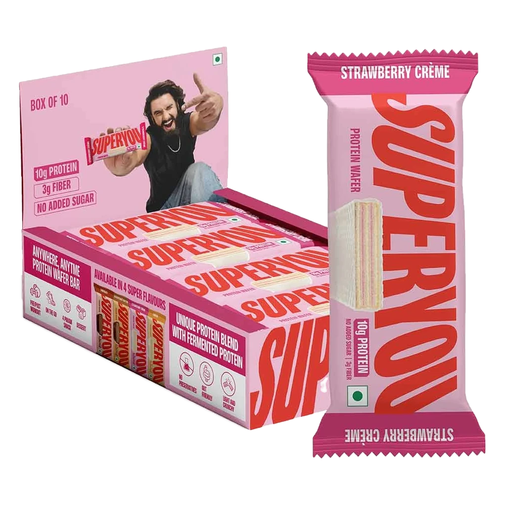 Superyou Protein waffer – Strawberry Creme